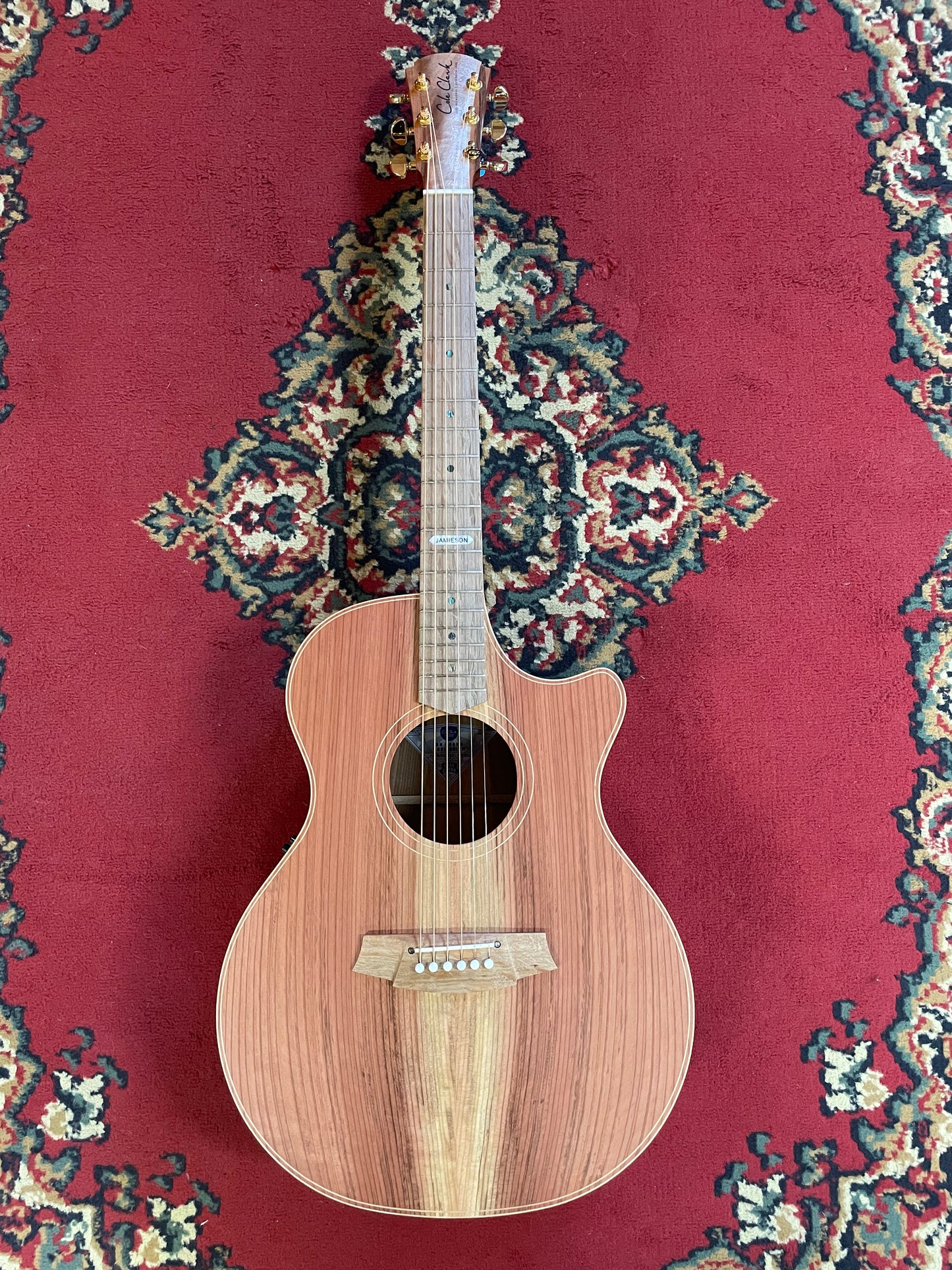 Cole Clark Ltd Edition 'Jamieson' Angel ANEC2 Acoustic Electric Guitar - Redwood Top Blackwood