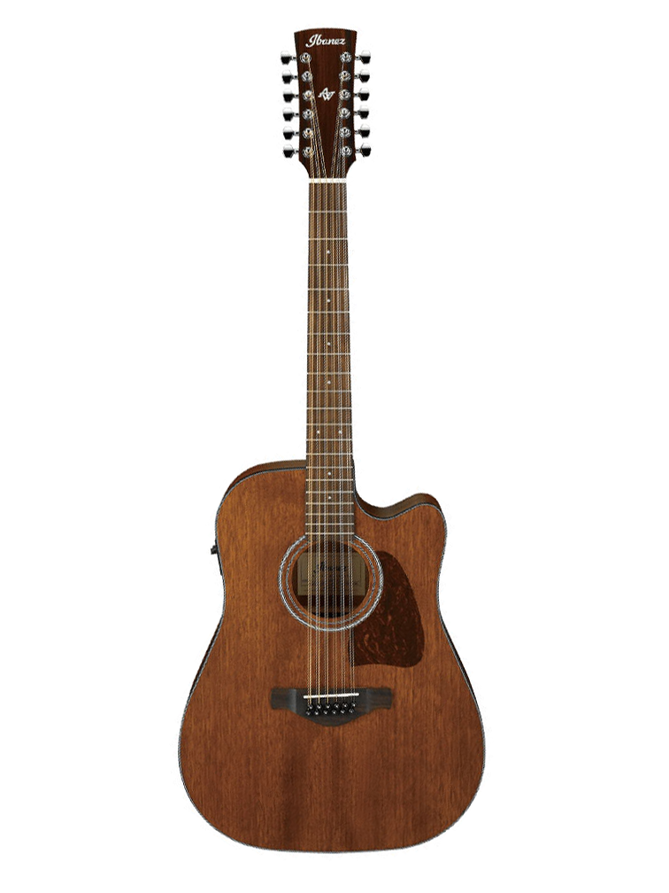 Ibanez AW5412CE 12-String Acoustic Electric Guitar - Open Pore Natural