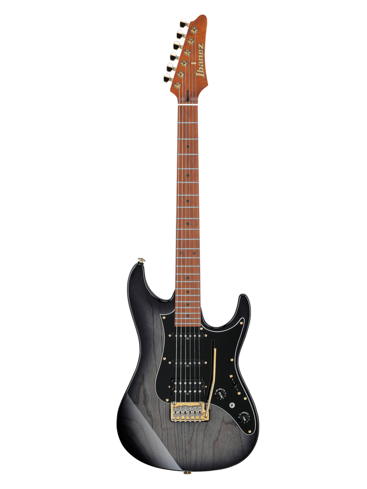 Ibanez AZ2204AG Prestige Electric Guitar - Transparent Gray Burst