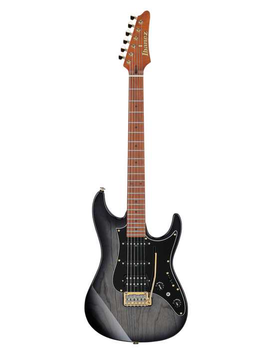 Ibanez AZ2204AG Prestige Electric Guitar - Transparent Gray Burst
