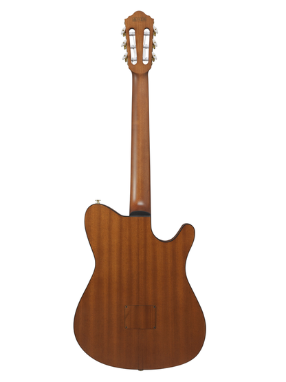 Ibanez FRH10NL BSF Left-Handed Nylon String Electric Guitar - Brown Sunburst Flat