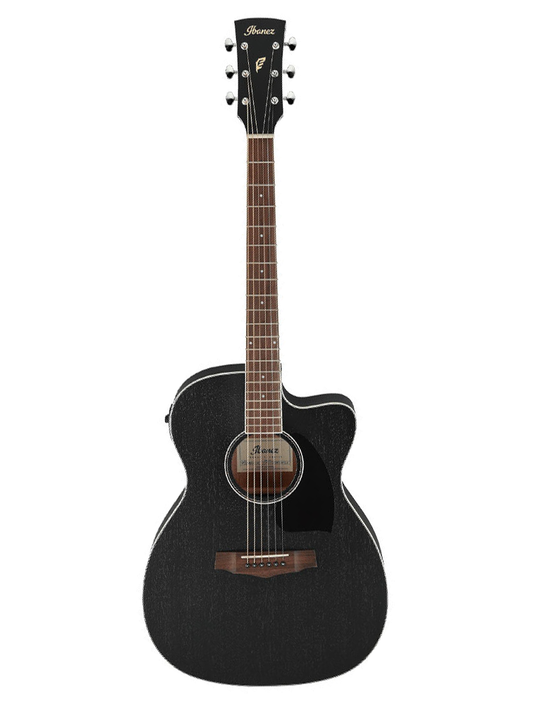 Ibanez PC14MHCE Acoustic Electric Guitar Weathered Black Open Pore