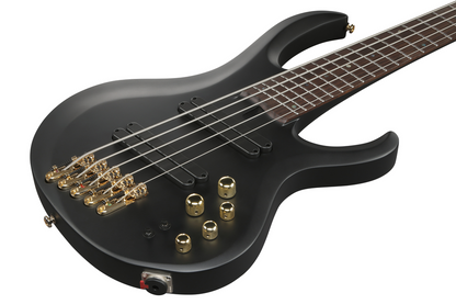 Ibanez BTB605LM 5-String Bass Guitar - Black Flat