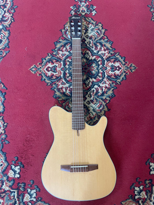 Ibanez FRH10N NTF Nylon String Electric Guitar - Natural Flat