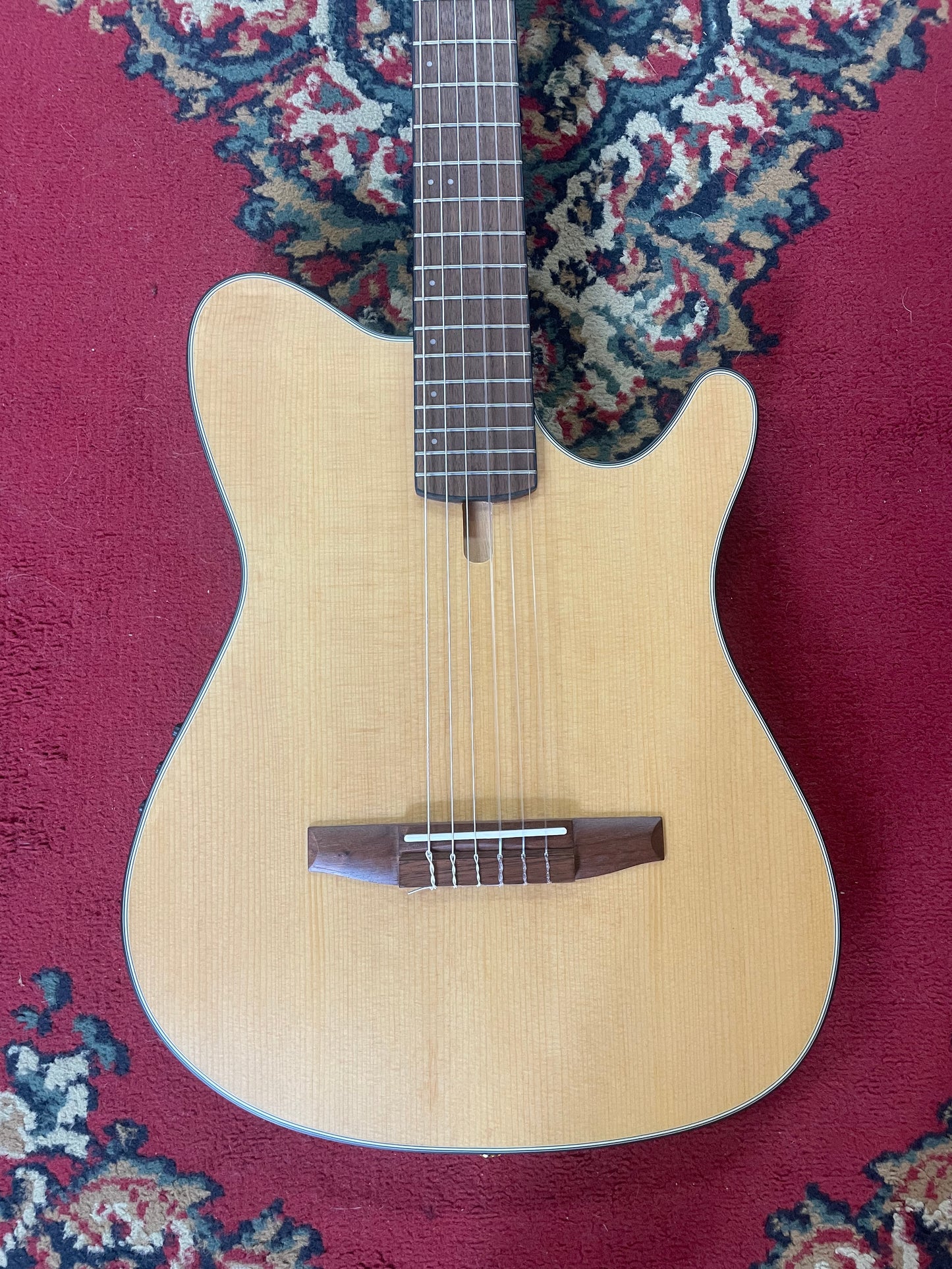 Ibanez FRH10N NTF Nylon String Electric Guitar - Natural Flat