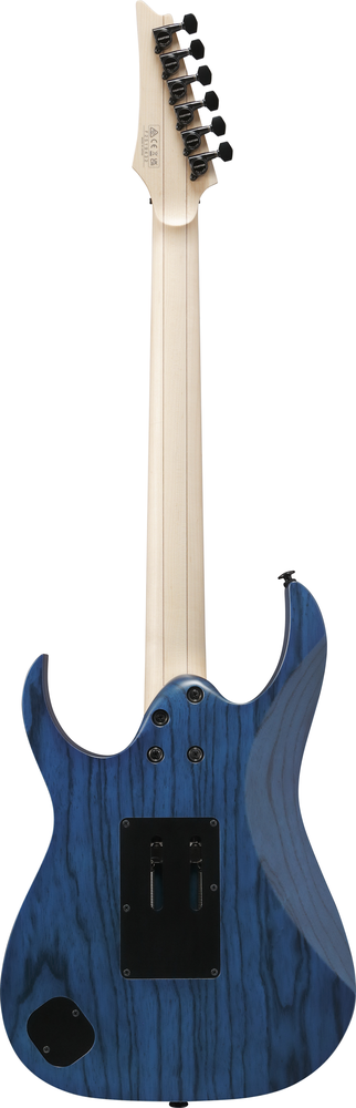 Ibanez RG653DX Prestige Electric Guitar - Transparent Deep Blue Flat