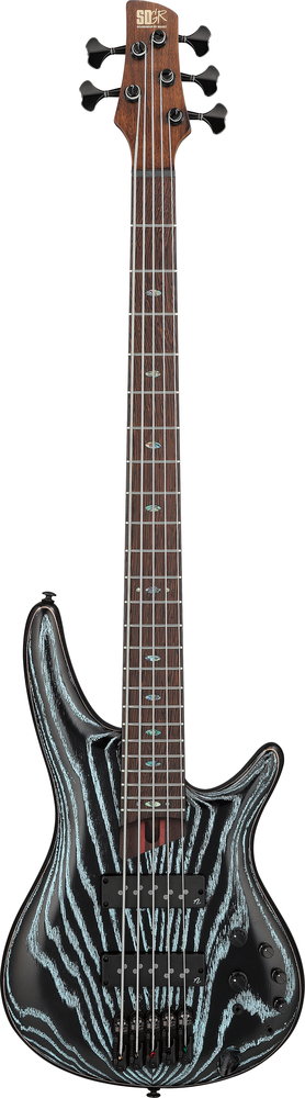 Ibanez SR1325SBAVL Premium 5-String Electric Bass - Aqua Wave Low Gloss