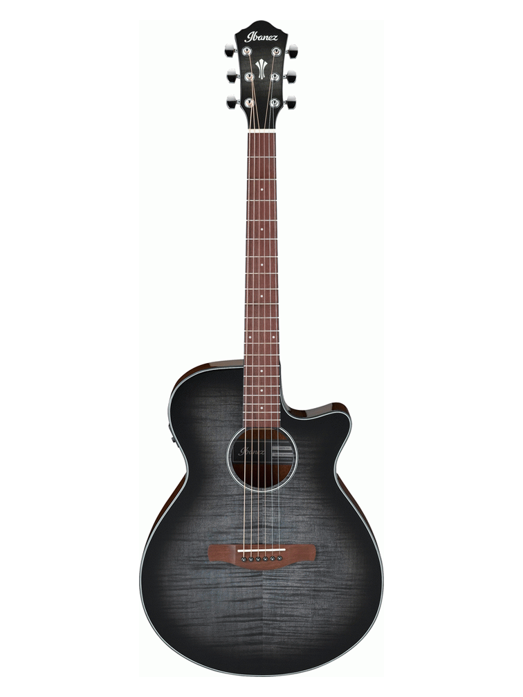 Ibanez AEG70 TCH Acoustic Electric Guitar - Transparent Charcoal Burst High Gloss