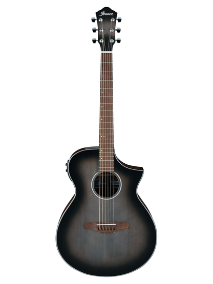 Ibanez AEWC11 TCB Acoustic Electric Guitar - Transparent Charcoal Burst High Gloss
