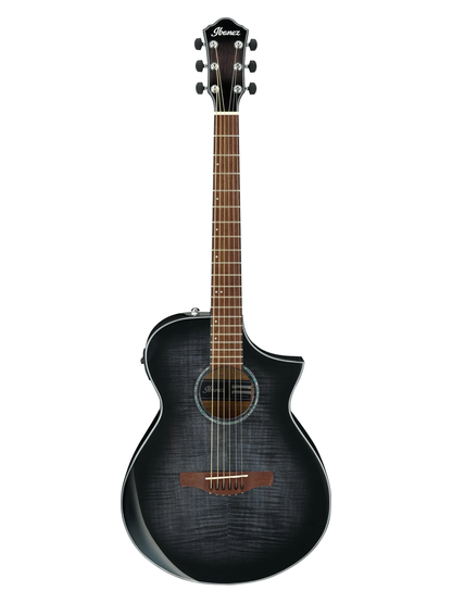 Ibanez AEWC400 TKS Electric AcousticGuitar - Transparent Black Sunburst High Gloss