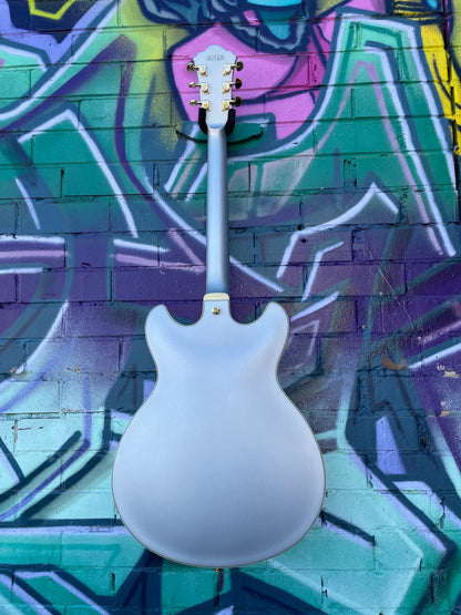 Ibanez AS73G Artcore Electric Guitar - Moonstone Silver Flat