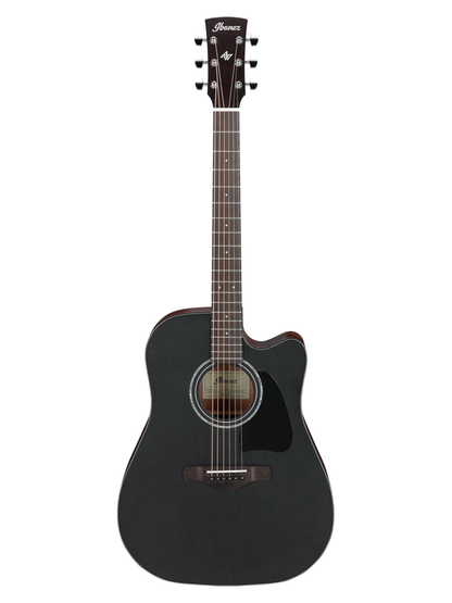 Ibanez AW247CEWKH Electric Acoustic Guitar - Weathered Black