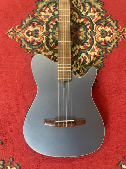 Ibanez FRH10N IBF Nylon String Electric Guitar - Indigo Blue Flat