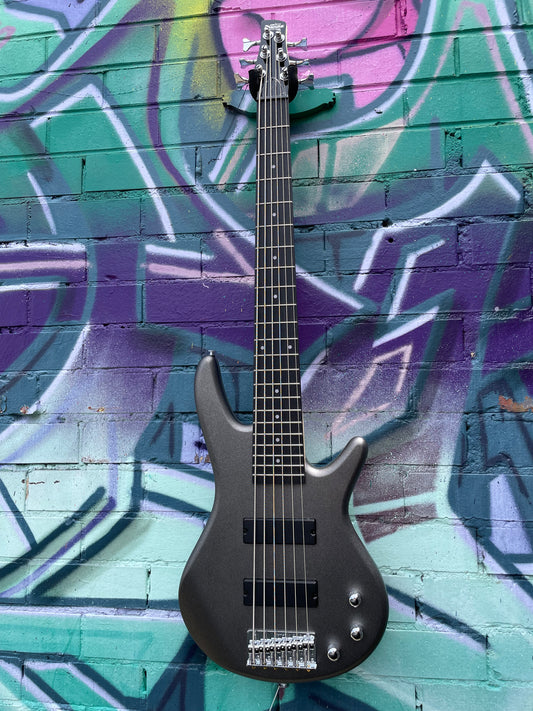 Ibanez Gio GSR186 TUM 6 String Bass - Tungsten Matte