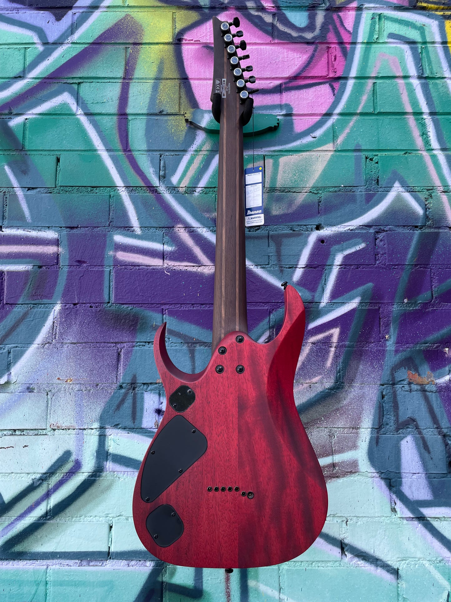 Ibanez RGD721FA 7 String Electric Guitar - Stained Wine Red Burst Flat