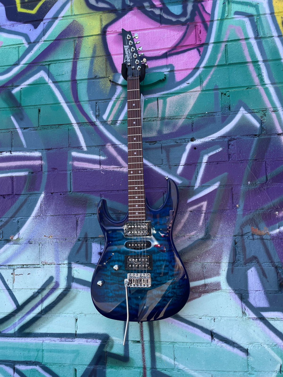 Ibanez RX70QAL, Left Handed Electric Guitar- Trans Blue Burst – Guitar ...