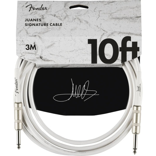 Fender Juanes 10' Instrument Cable - Luna White