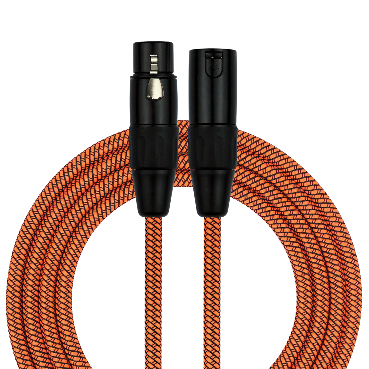 Kirlin Entry Woven Orange 20ft XLR Cable - Orange