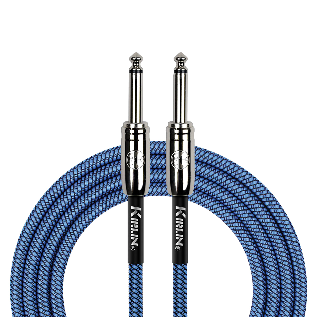 Kirlin 10ft Entry Woven Instrument Cable - Blue