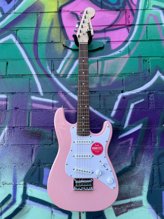 Squier Mini Stratocaster, Laurel FB - Shell Pink