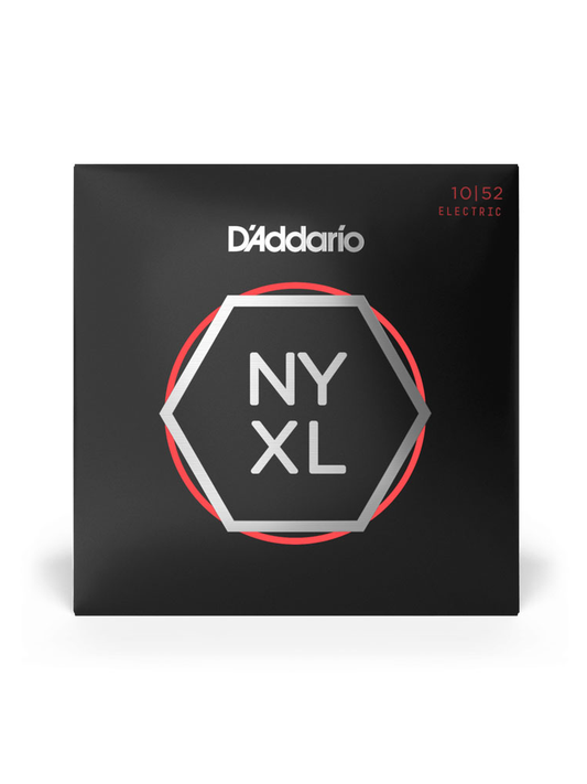 D'Addario NYXL NYXL1052 Light Top/Heavy Bottom 10-52 6-String Electric Guitar Strings