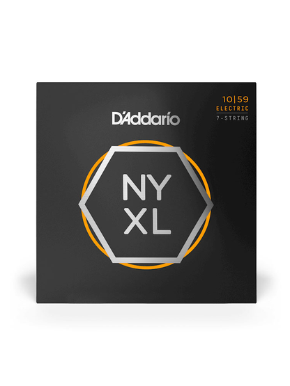 D'Addario NYXL Regular Light 7-String Electric Guitar Strings (10-59)