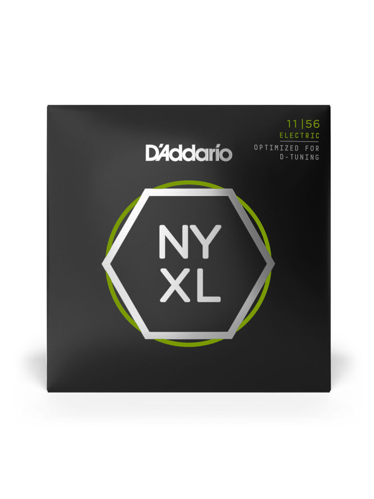 D'Addario NYXL NYXL1156 Medium Top/Extra Heavy Bottom 11-56 6-String Electric Guitar Strings