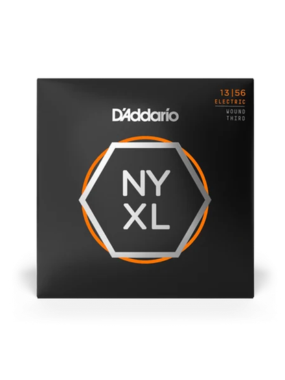 D'Addario NYXL Wound 3rd Electric Guitar Strings (13-56)