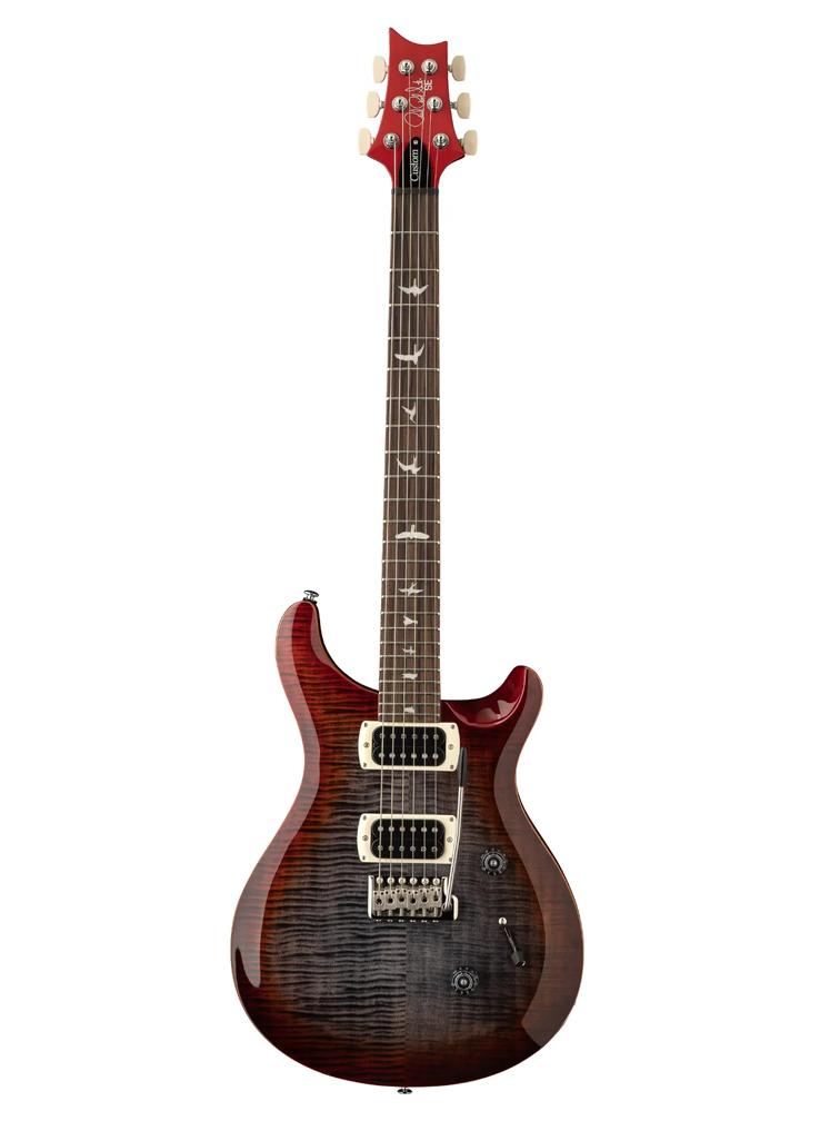 PRS SE Custom 24-08 Electric Guitar - Charcoal Cherry Burst