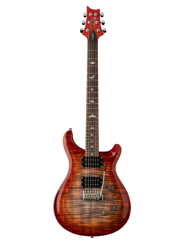 PRS SE Custom 24-08 Electric Guitar - Charcoal Cherry Burst
