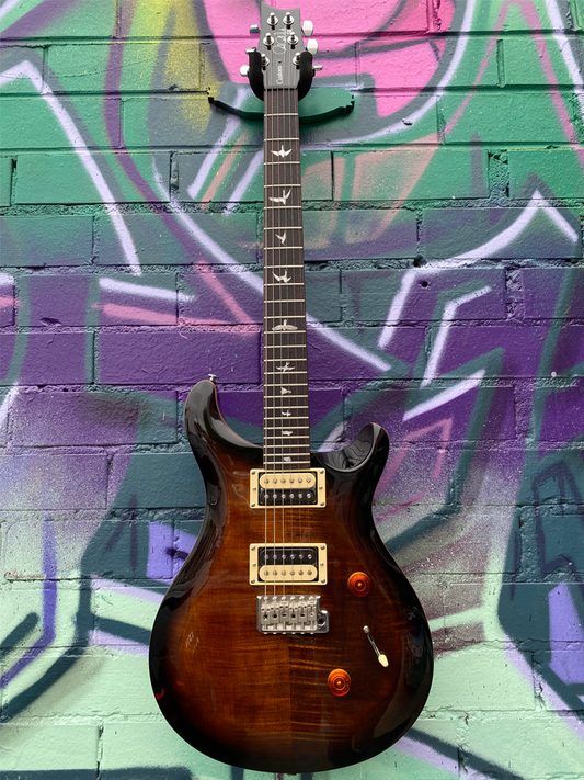 PRS SE Custom 24 Electric Guitar - Black Gold Burst