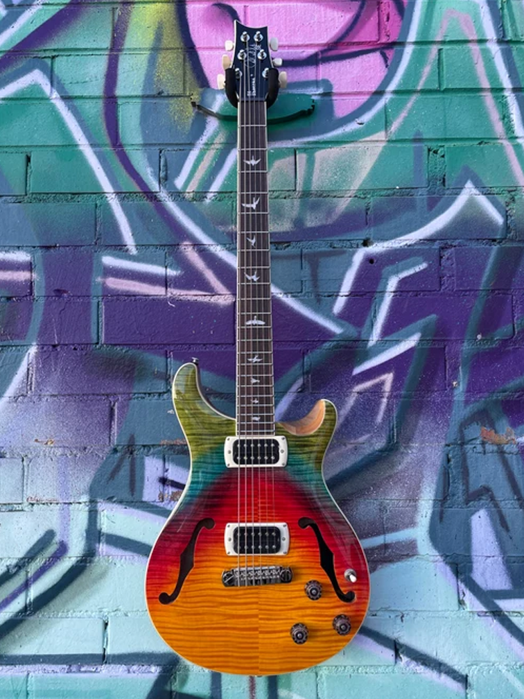PRS SE Ed Sheeran Hollow Body 1 Baritone Piezo - Kaleidoscope