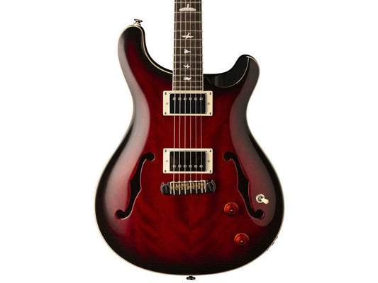 PRS SE Hollowbody Standard Electric Guitar - Fire Red Burst