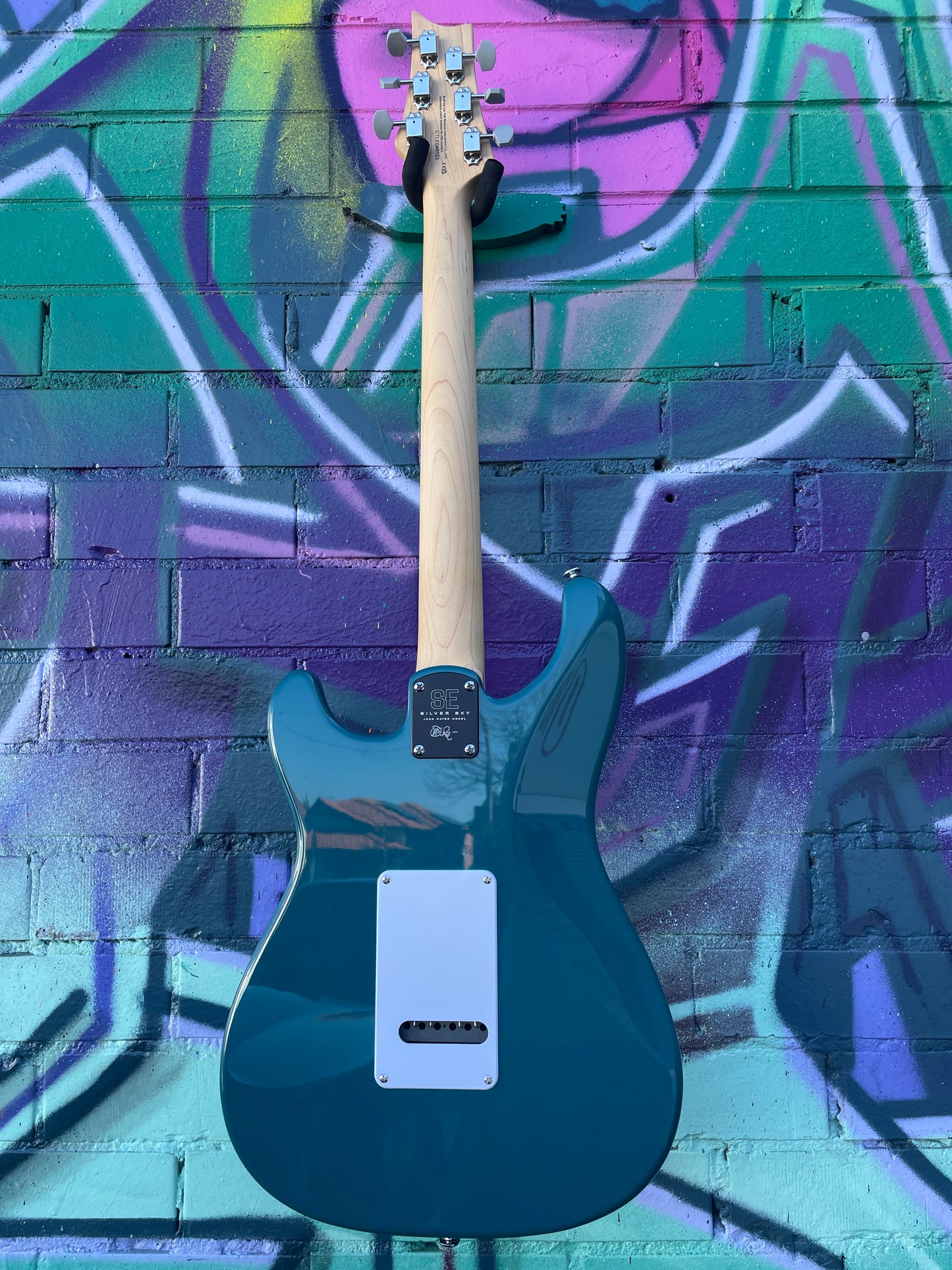 PRS SE Silver Sky Electric Guitar - Nylon Blue