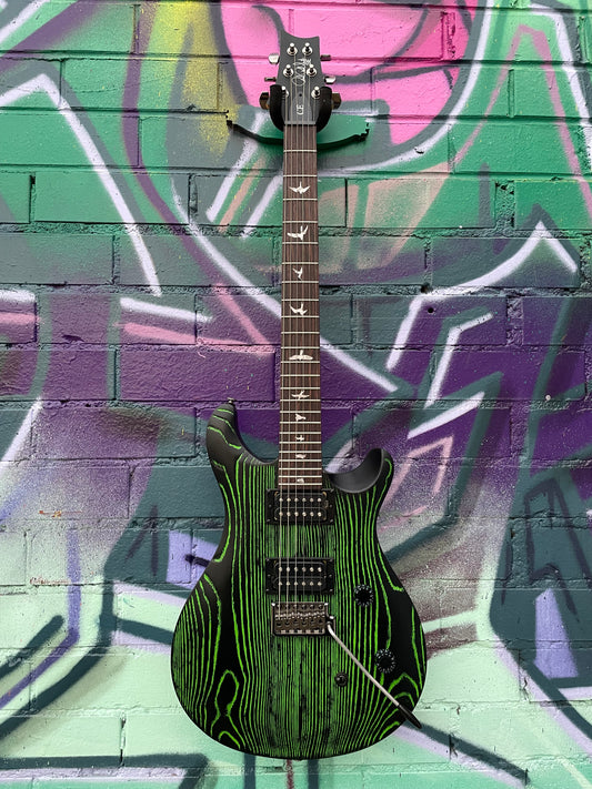 PRS SE Swamp Ash CE-24 Limited Edition Electric Guitar - Sandblasted Green