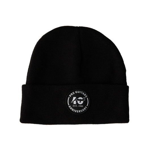 PRS 40th Anniversary Logo Cuffed Beanie - Black
