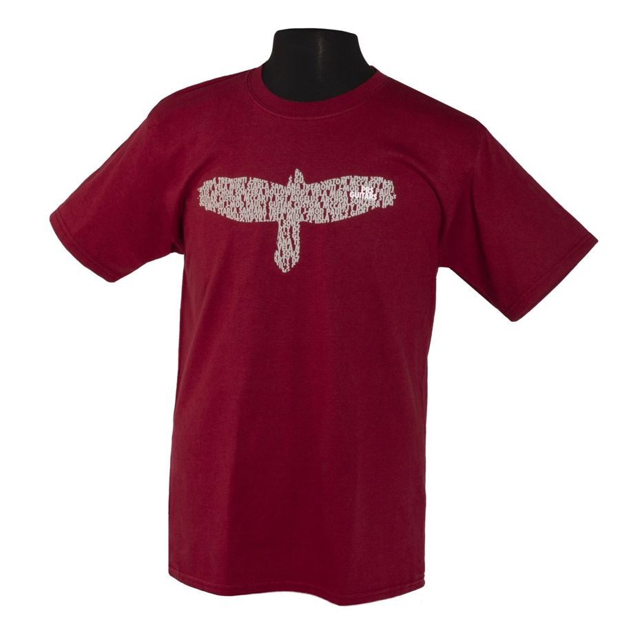 PRS Bird As A Word T-Shirt - Oxblood Red