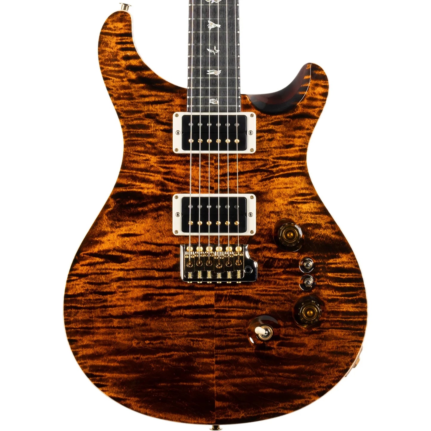 PRS Custom 24 Pattern Thin 10 Top - Orange Tiger