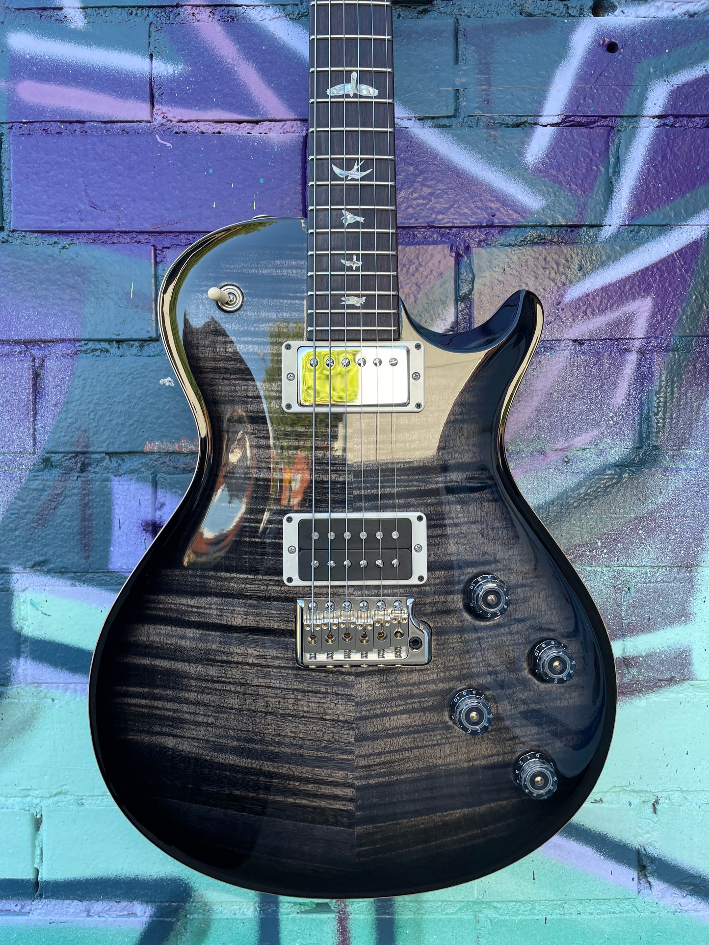 PRS Mark Tremonti Signature Electric Guitar - Charcoal Contour Burst