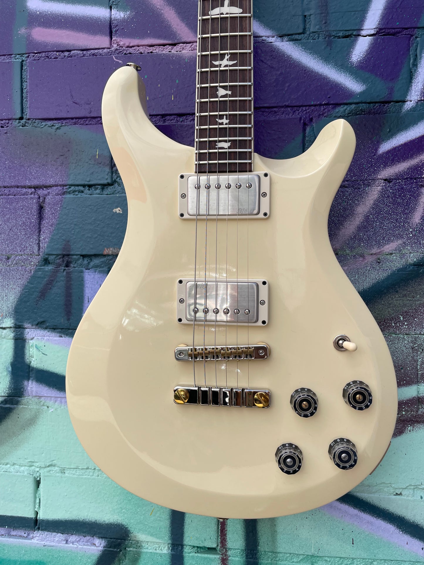 PRS S2 McCarty 594 Thinline Electric Guitar - Antique White