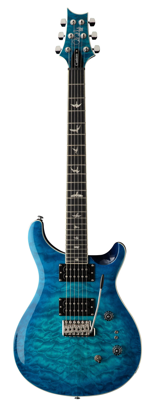 PRS SE Custom 24-08 Quilt Electric Guitar - Lake Blue