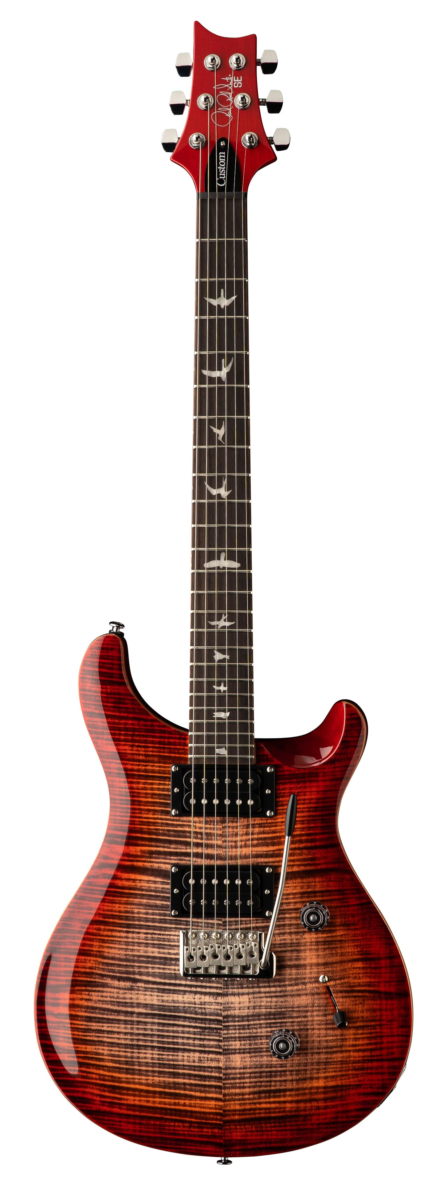 PRS SE Custom 24 Electric Guitar - Charcoal Cherry Burst