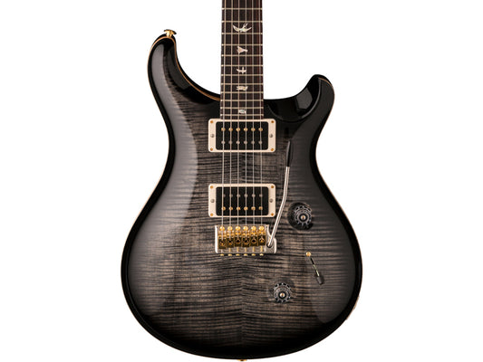 PRS USA Custom 24 Pattern Thin Neck Electric Guitar - Charcoal Burst