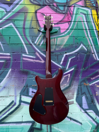 PRS USA Custom 24 Pattern Thin Neck Electric Guitar - Dark Cherry Sunburst