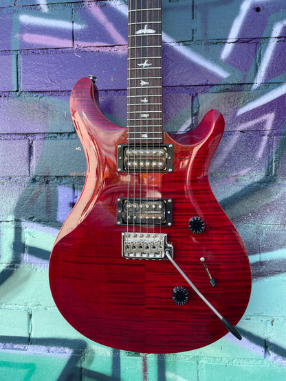 PRS SE Custom 24 Electric Guitar - Ruby (Violin Top Carve)