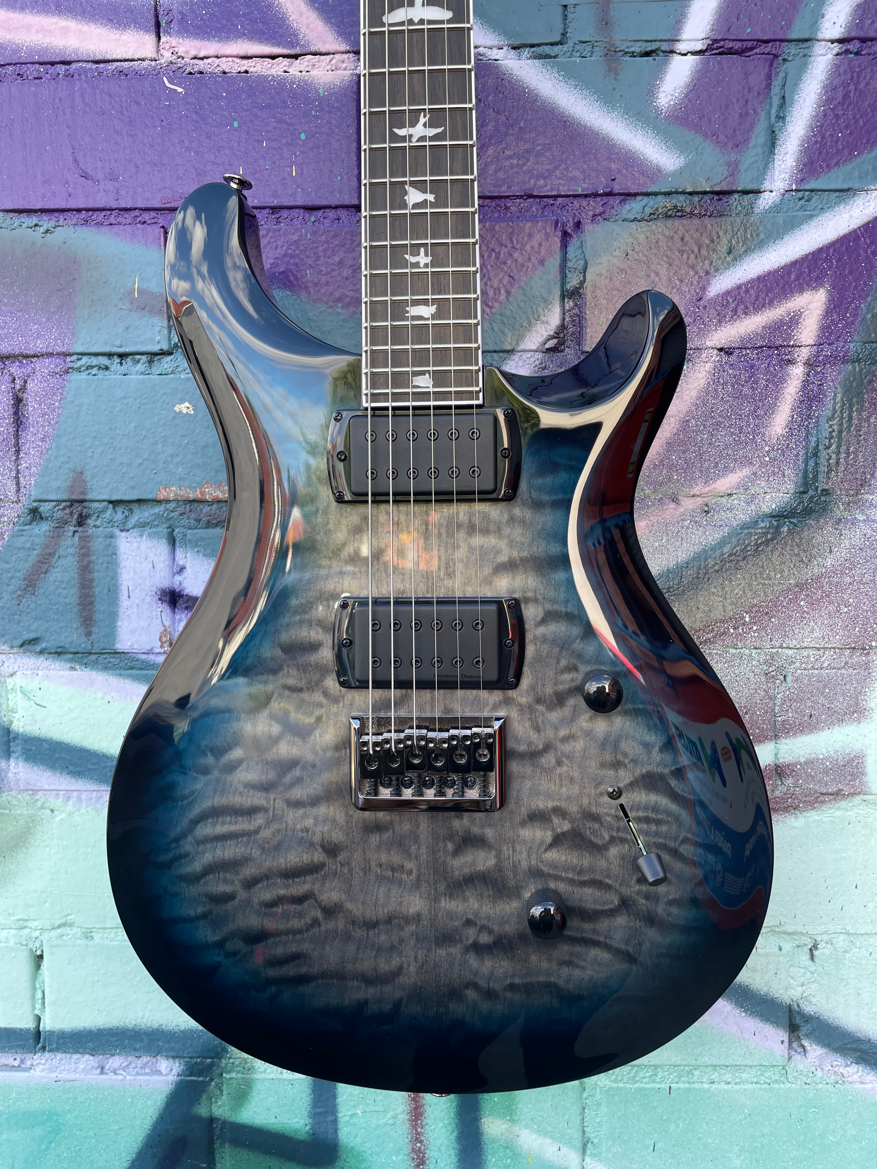 PRS SE Mark Holcomb Electric Guitar - Holcomb Blue Burst – Guitar