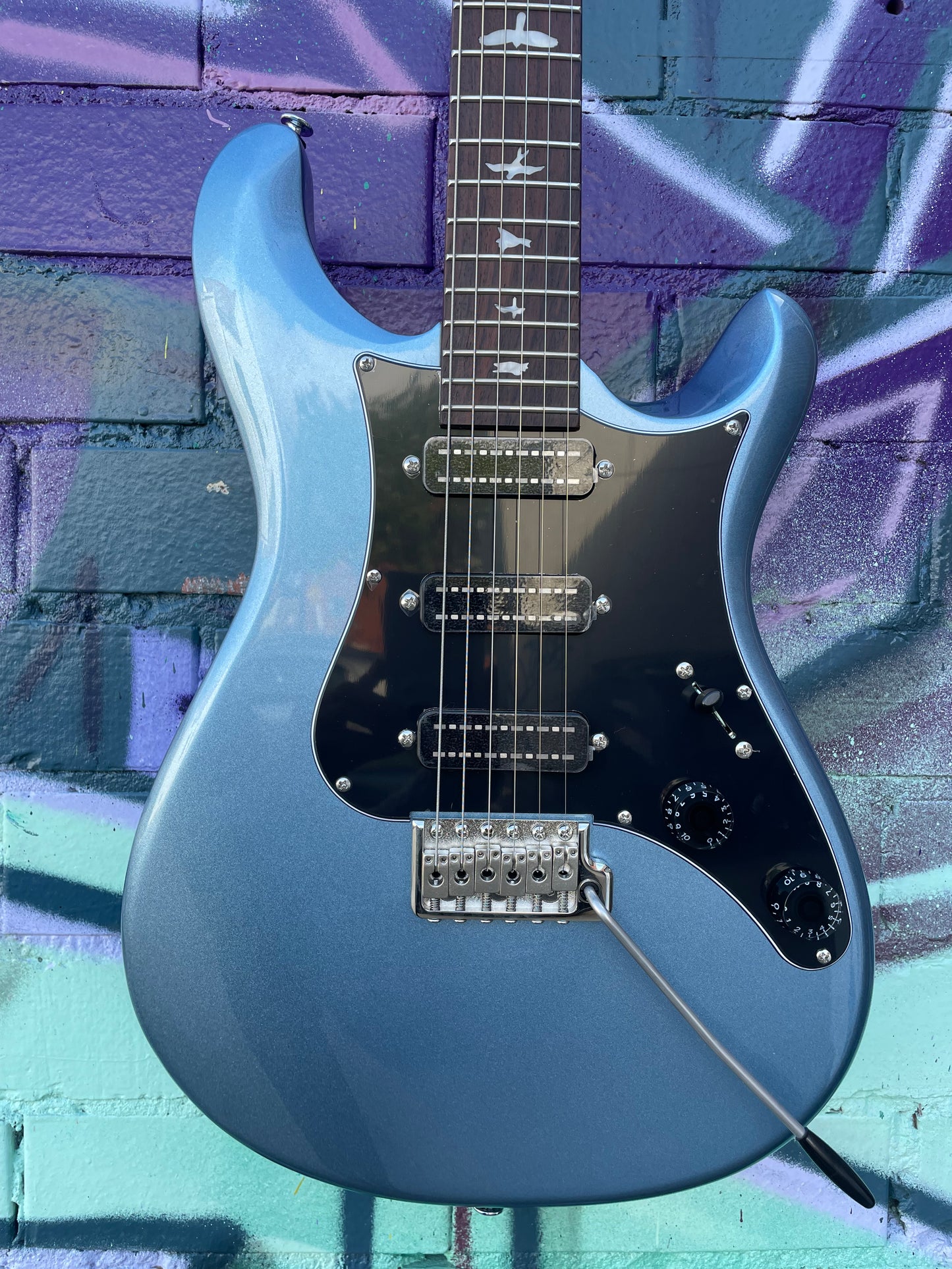 PRS SE NF3 Rosewood Electric Guitar - Ice Blue Metallic