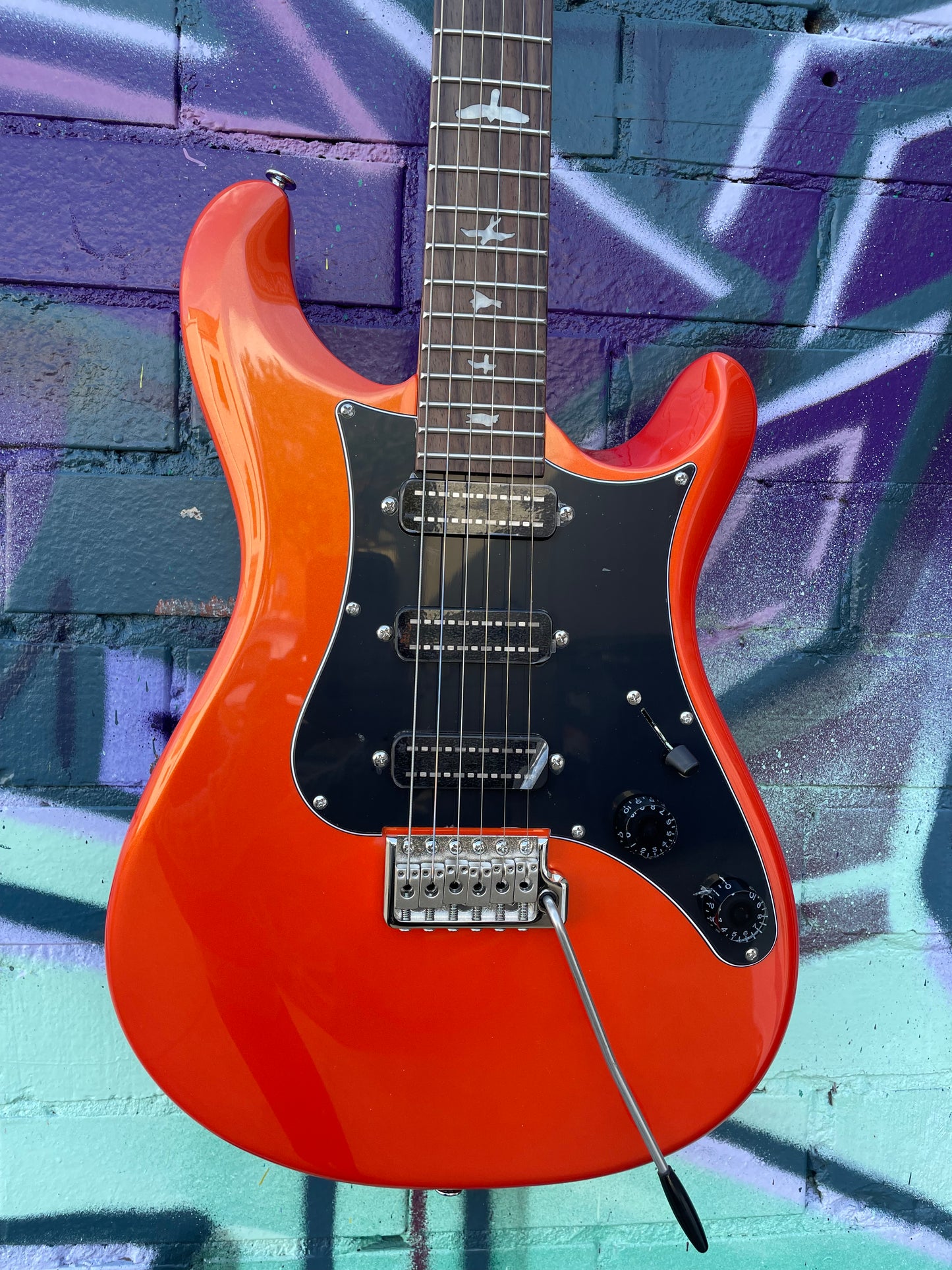 PRS SE NF3 Rosewood Electric Guitar - Metallic Orange