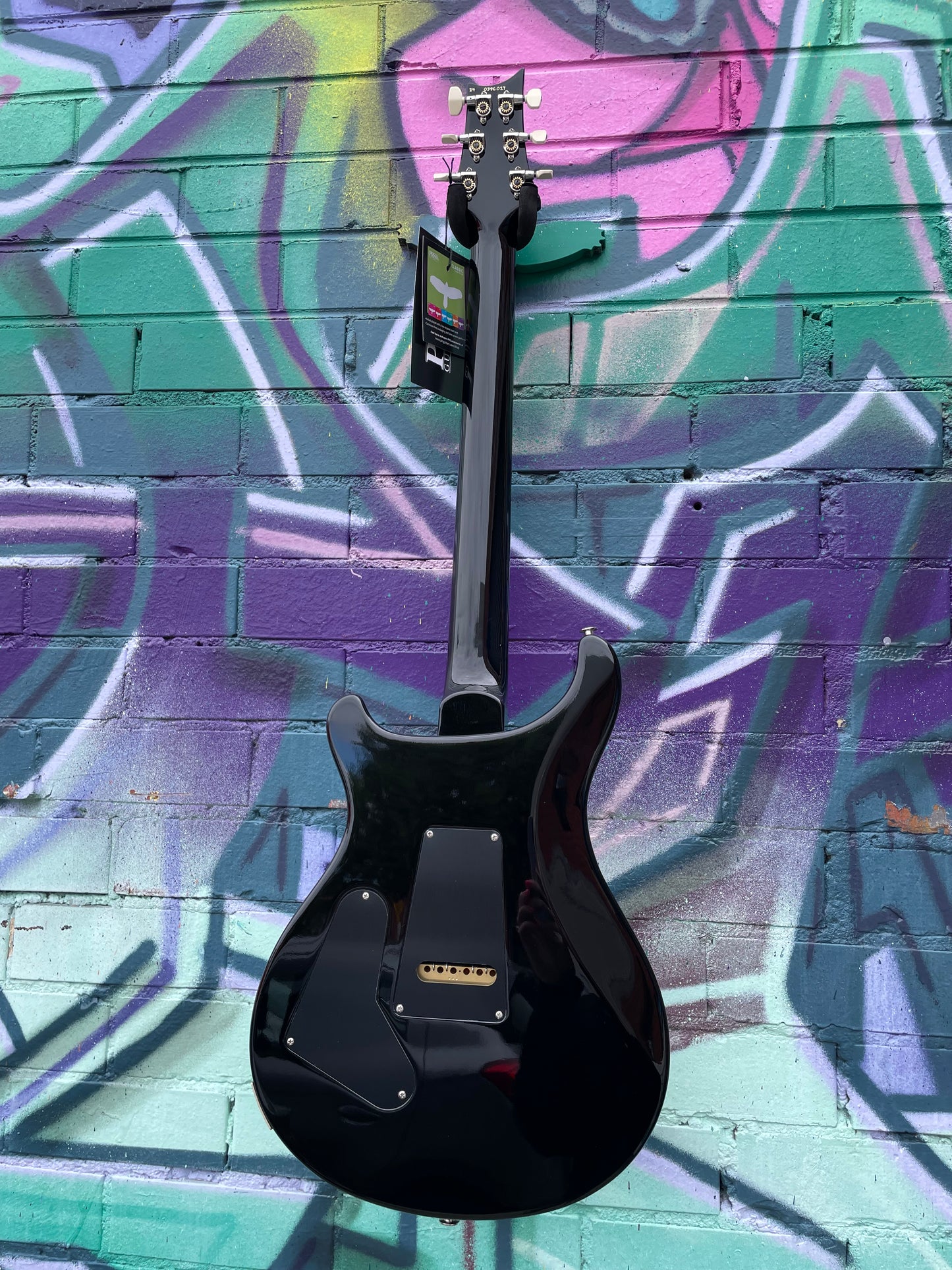 PRS USA Custom 24 Pattern Thin Neck Electric Guitar - Charcoal Burst
