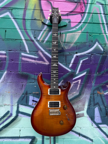 PRS USA Custom 24 Pattern Thin Neck Electric Guitar - Dark Cherry Sunburst